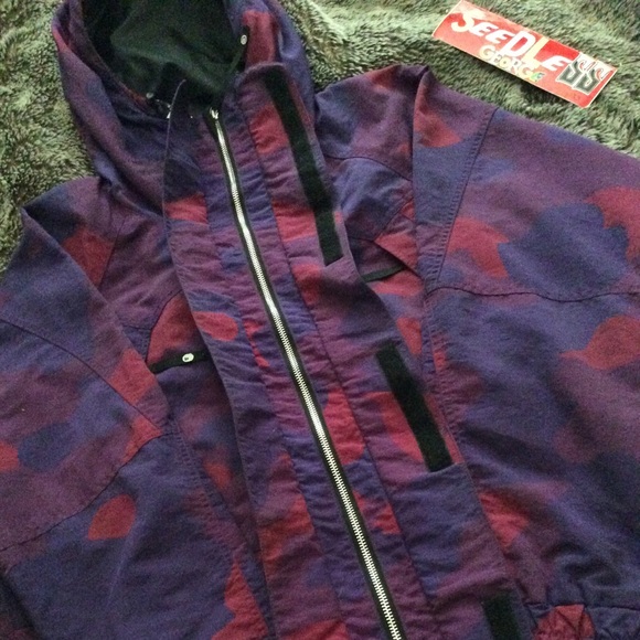 Bape Purple Zoom Camo Snowboarding Jacket - Picture 4 of 8